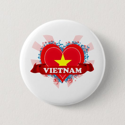 Vintage i-Liebe Vietnam Button (Vorderseite)