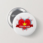 Vintage i-Liebe Vietnam Button (Vorne & Hinten)