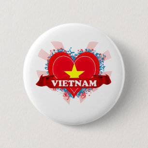 Vintage i-Liebe Vietnam Button