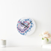 Vintage I love Cycling Runde Wanduhr (Zuhause)