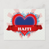 Vintage I Love Haiti Postkarte (Vorderseite)