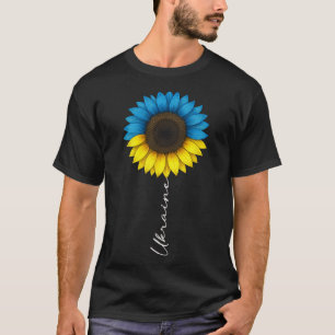 Vintage I Stand With Ukraine Ukraine-Flagge Sonnen T-Shirt