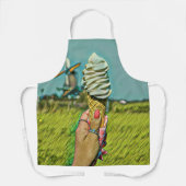 Vintage ice cream artwork schürze (Vorderseite)