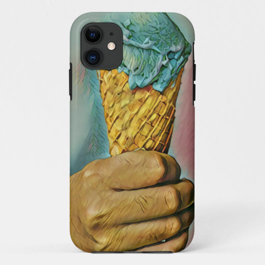 Vintage ice cream cone Case-Mate iPhone hülle (Rückseite)