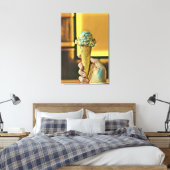 Vintage ice cream cone leinwanddruck (Insitu (Schlafzimmer))