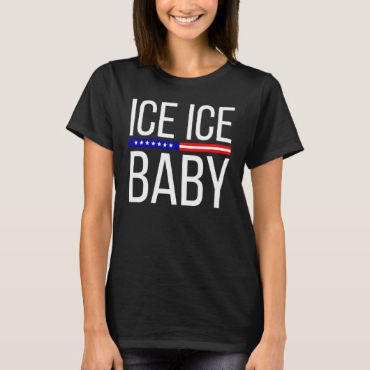 Vintage Ice Ice Baby Funny Trump T-Shirt (Vorderseite)