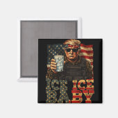 Vintage Ice Ice von Funny Trump _4 Magnet (Vorderseite/Rückseite)