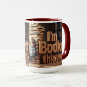 Vintage Ich bin diese Woche ausgebucht Tasse