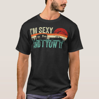 Vintage ICH BIN Sexy Und Ich Ziehe Es Funny Rv Cam T-Shirt
