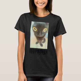 Vintage Ich brauche Ibuprofen Lustiges Katzen-Meme T-Shirt