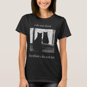 Vintage Ich denke nicht, deshalb bin ich nicht lus T-Shirt