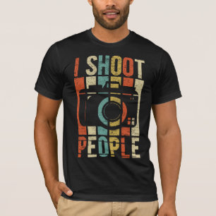 Vintage-Ich fotografiere Menschen Fotograf T-Shirt