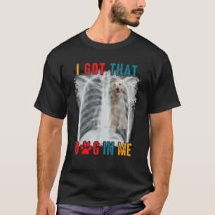 Vintage Ich habe süßen Hund Halloween Röntgenbild T-Shirt