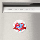 Vintage Ich liebe Fidschi Magnet (In Situ (Geschirrspüler))