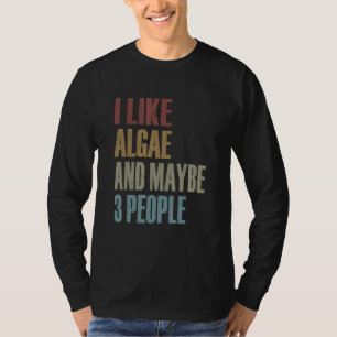 Vintage Ich mag Algen und vielleicht 3 Leute Phyco T-Shirt