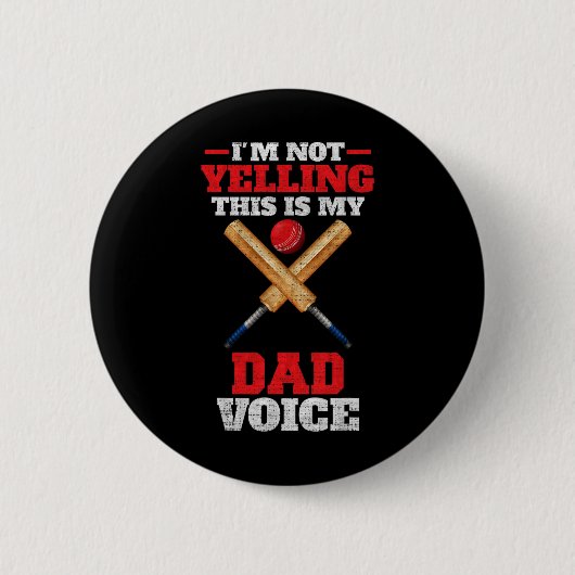 Vintage Ich Schreie Nicht1 Button (Vorderseite)