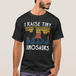 Vintage Ich Ziehe Winzige Dinosaurier Auf Hühnerli T-Shirt