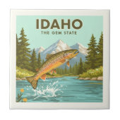 Vintage Idaho Fliese (Vorderseite)