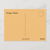 Vintage Idaho Map Postkarte (Rückseite)