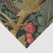Vintage-Igel-Wald-Blumen William Morris  Seidenpapier (Detail)