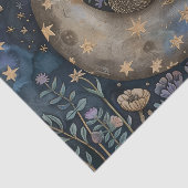 Vintage-Igel-Wald-Blumen William Morris  Seidenpapier (Ausschnitt)