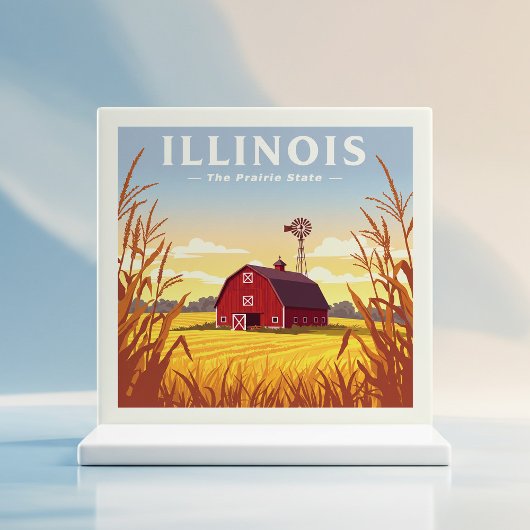 Vintage Illinois Fliese