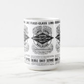 Vintage Illinois zentrale Eisenbahn Kaffeetasse (Mittel)