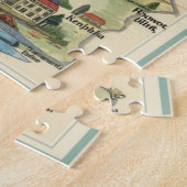 Vintage Illustrated California Parks Map Art Puzzle (Seite)