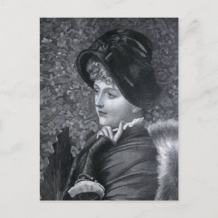 Vintage Illustration "A Reverie" Postkarte