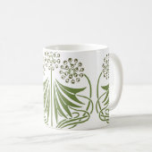 Vintage Illustration - Abstrakt Jugendstil Beauti Kaffeetasse (VorderseiteRechts)