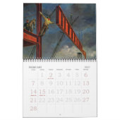 Vintage Illustration - Arbeitsplätze und Beruf in Kalender (Feb 2027)