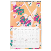 Vintage Illustration Art Deco Kalender (Mär 2027)