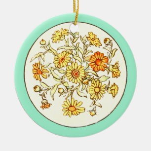 Vintage-Illustration aus einem Kate-Greenaway-Buch Keramik Ornament