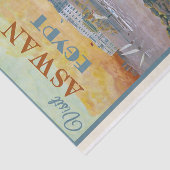 Vintage Illustration Besuch Assuan, Ägypten Seidenpapier (Ausschnitt)