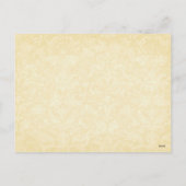 Vintage Illustration Boy Weihnachtsbaum Cookies Feiertagspostkarte (Rückseite)