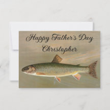 Vintage Illustration der Bachforelle