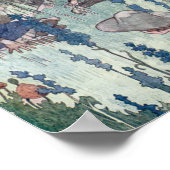 Vintage Illustration Der Geheimgarten Poster (Ecke)