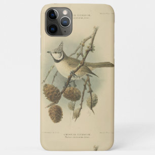 Vintage-Illustration der Haubenmeise Case-Mate iPhone Hülle