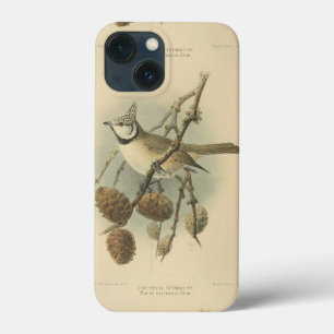 Vintage-Illustration der Haubenmeise Case-Mate iPhone Hülle