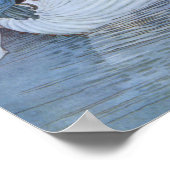 Vintage Illustration der Insel Mairy, Retro Poster (Ecke)