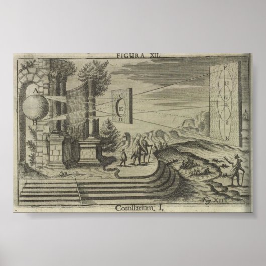 Vintage-Illustration der Oculus-Gesellschaft Poster (Vorne)