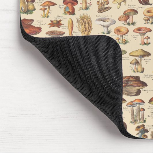 Vintage Illustration der Pilze Mousepad (Ecke)