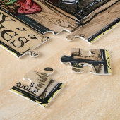 Vintage-Illustration des Webstuhls des Lebens | Ar Puzzle (Seite)
