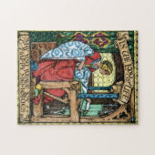 Vintage-Illustration des Webstuhls des Lebens | Ar Puzzle (Horizontal)