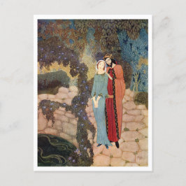 Vintage Illustration Edmund Dulac Postkarte