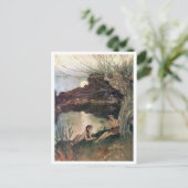 Vintage Illustration Edmund Dulac Tempest Postkarte (Stehend Vorderseite)