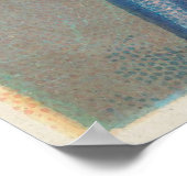 Vintage Illustration eines Ara Parrot (1889) Poster (Ecke)