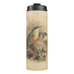 Vintage-Illustration eines Kleibers Thermosbecher