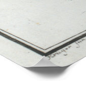 Vintage Illustration eines Sturgeons (1785) Poster (Ecke)