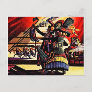 Vintage-Illustration eines tanzenden Paares aus ei Postkarte
